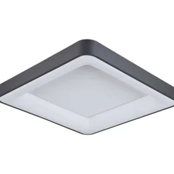 Sklep Kaja Kwadratowy, ledowy plafon 60cm 4000K 5304-850SQC-BK-4 z serii GIACINTO* Lampy Led|Plafony Nowoczesne