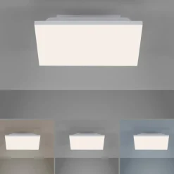 Sklep Kaja Kwadratowy minimalistyczny plafon z pilotem 15550-16 z serii CANVAS biały Cheap