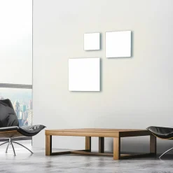 Sklep Kaja Kwadratowy minimalistyczny plafon z pilotem 15550-16 z serii CANVAS biały Cheap