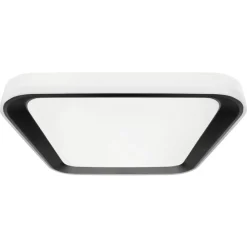 Sklep Kaja Kwadratowy plafon sufitowy, biało-czarny ML7929 z serii QUADRO | Kaja Oświetleni* Plafony Nowoczesne|Lampy Led