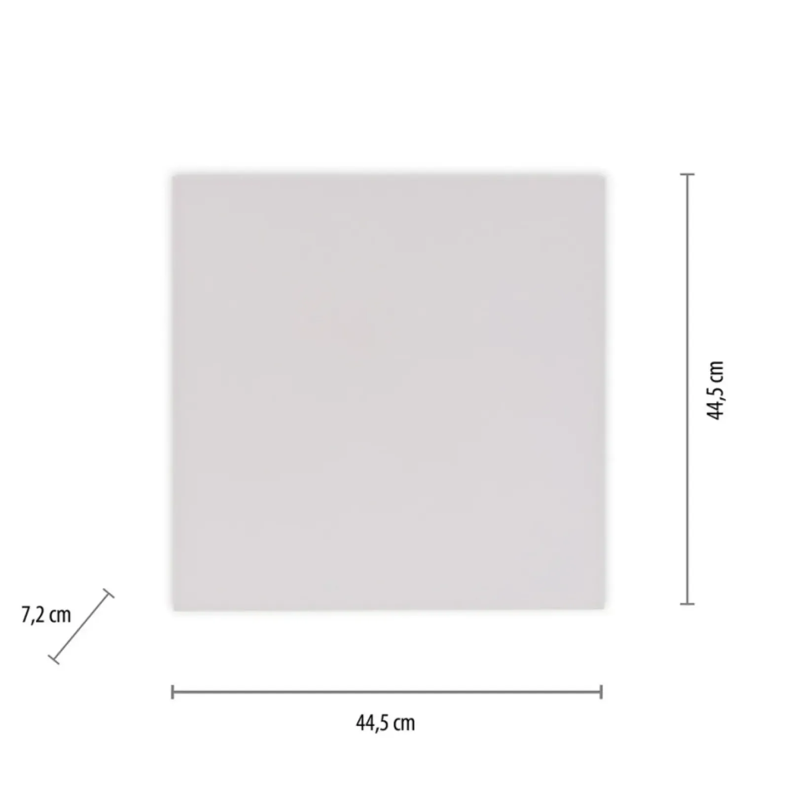 Sklep Kaja Kwadratowy plafon z regulacją światła 15551-16 z serii CANVAS | Kaja biały Cheap
