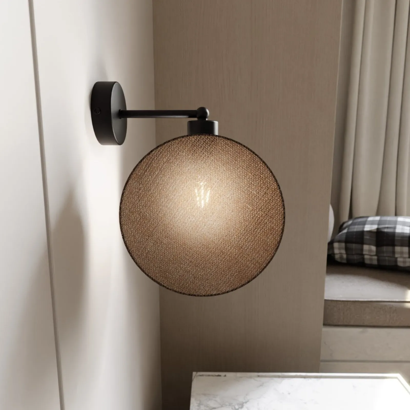 Sklep Kaja Lampa ścienna do sypialni w stylu boho 1328/K1 MOTIF | Kaja* Kinkiety Tradycyjne
