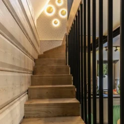 Sklep Kaja Lampa ścienna LED ⌀21cm LP-8102/1C-12W GD PLATILLO | Kaja Oświetlenie* Lampy Led|Plafony Nowoczesne