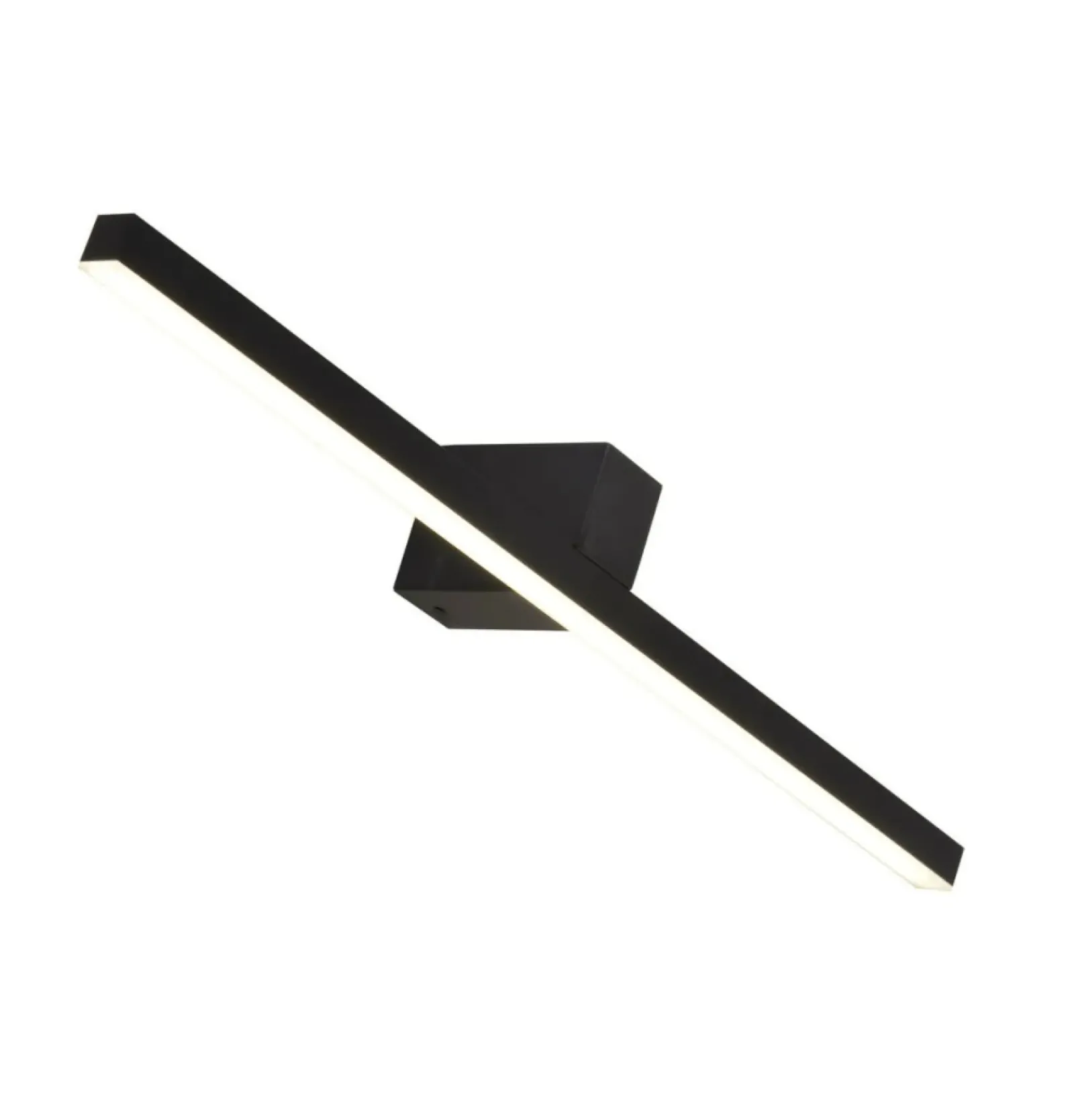 Sklep Kaja Lampa ścienna LED nad lustro łazienkowe LP-778/1W L BK z serii NEVADA* Lampy Led