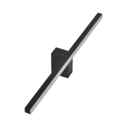 Sklep Kaja Lampa ścienna LED nad lustro łazienkowe LP-778/1W L BK z serii NEVADA* Lampy Led