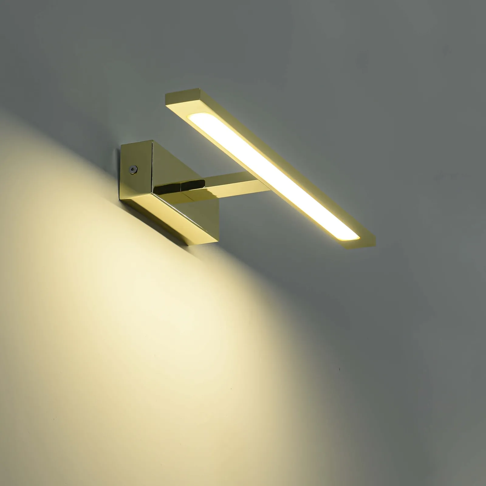 Sklep Kaja Lampa ścienna LED złota, łazienkowa GS-LWB-12W GOLD ISLA | Kaja* Lampy Led