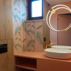 Sklep Kaja Lampa ścienna obręcz - LED do wewnątrz 90 cm 67945 ECHO | Kaja* Lampy Led