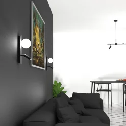 Sklep Kaja Lampa ścienna w nowoczesnym wydaniu MLP8404 z serii SIRIO | Kaja Oświetlenie* Kinkiety Tradycyjne