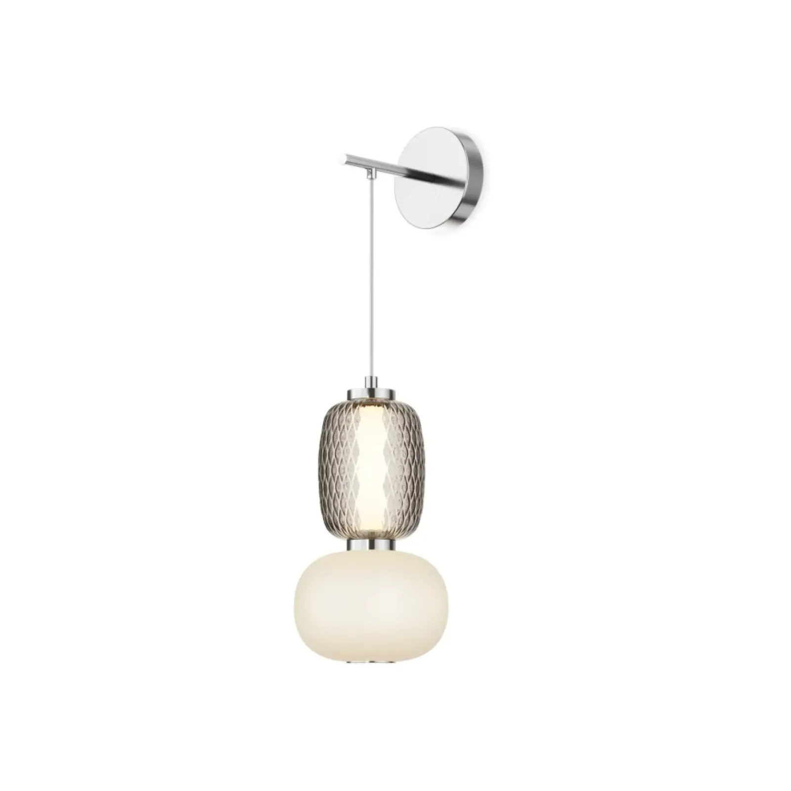 Sklep Kaja Lampa ścienna w nowoczesnym wydaniu MOD267WL-L18CH3K z serii PATTERN* Lampy Led
