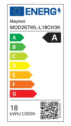 Sklep Kaja Lampa ścienna w nowoczesnym wydaniu MOD267WL-L18CH3K z serii PATTERN* Lampy Led