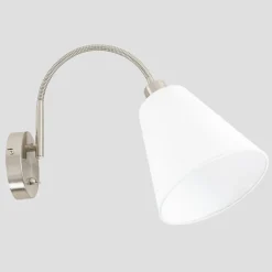 Sklep Kaja Lampa ścienna z m abażurem WL-76382-1-WH TONIA | Kaja Oświetlenie* Kinkiety Tradycyjne
