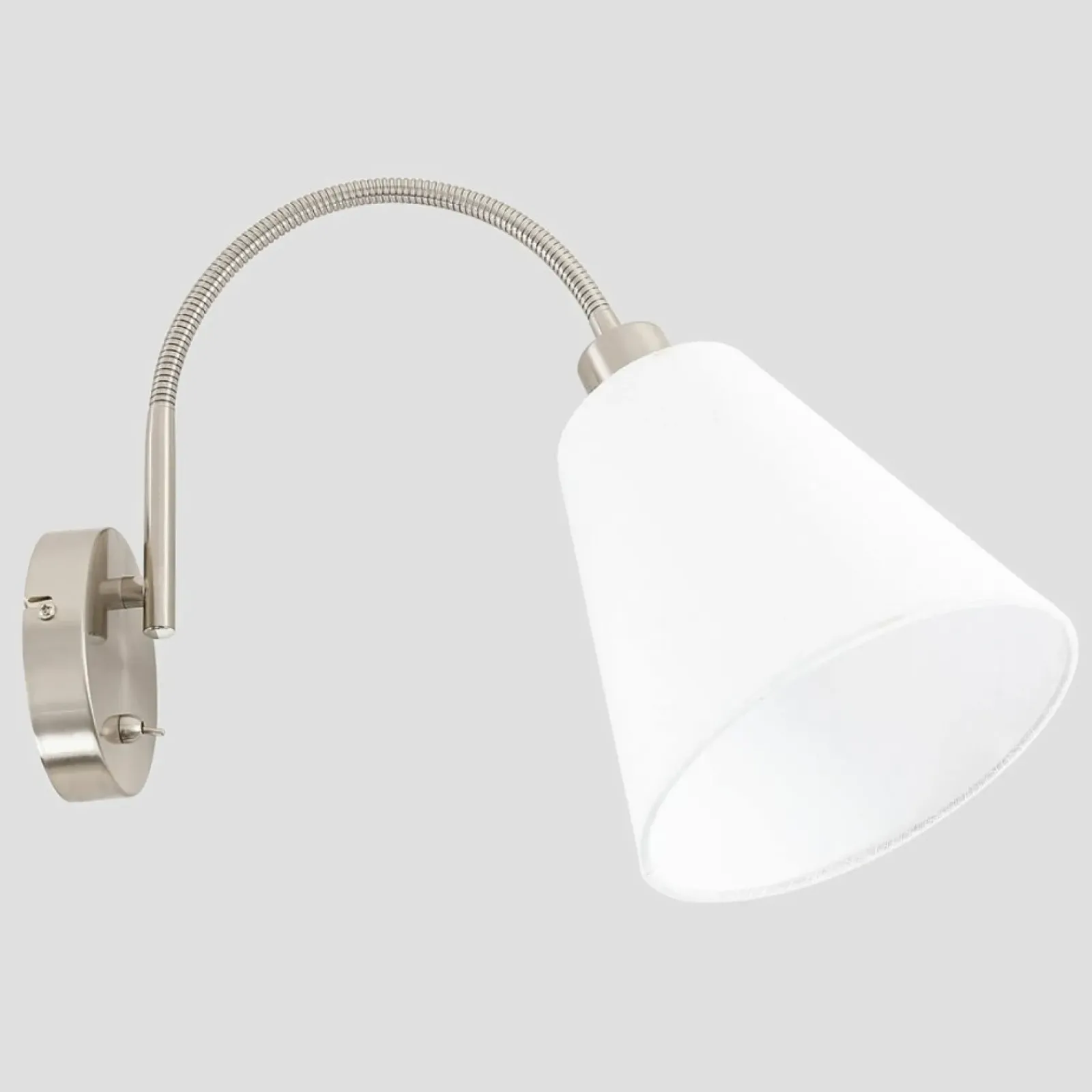 Sklep Kaja Lampa ścienna z m abażurem WL-76382-1-WH TONIA | Kaja Oświetlenie* Kinkiety Tradycyjne
