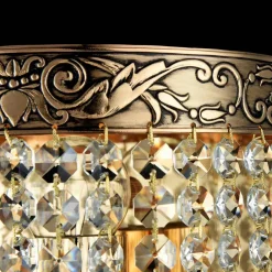 Sklep Kaja Lampa ścienna z kryształkami DIA890-WL-01-G PALACE | Kaja Oświetlenie* Kinkiety Tradycyjne