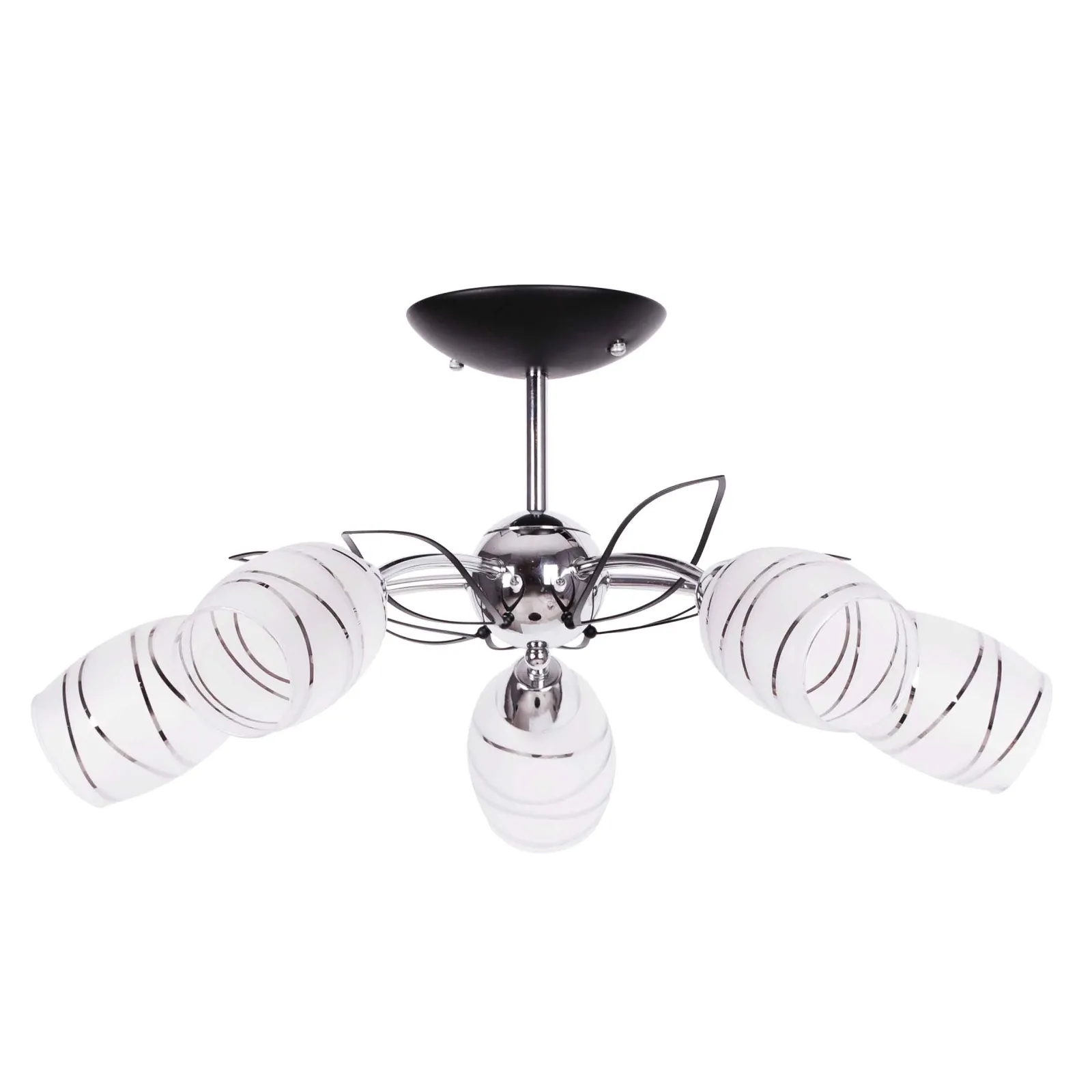Sklep Kaja Lampa do nowoczesnego salonu K-JSL-6093/5 CHR XENA | Kaja Oświetlenie* Randole Tradycyjne|Żyrandole Tradycyjne - Retro