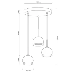 Sklep Kaja Lampa do sypialni w stylu rustykalnym 5141374R BALL WOOD | Kaja Flash Sale