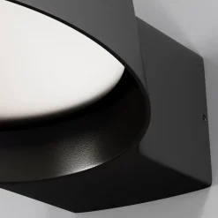 Sklep Kaja Lampa elewacyjna czarna, LED 12W O443WL-L12GF3K z serii SHARE* Kinkiety Ogrodowe