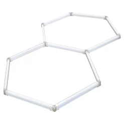 Sklep Kaja Lampa LED na sufit i ścianę LP-0109/2C 4K GEOMETRIC SYSTEM | Kaja* Plafony Nowoczesne|Lampy Led