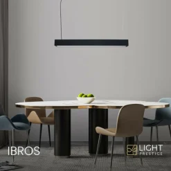 Sklep Kaja Lampa LED nad stół 4000K LP-7001/1P 20 BK-63 18/4 IBROS | Kaja Best