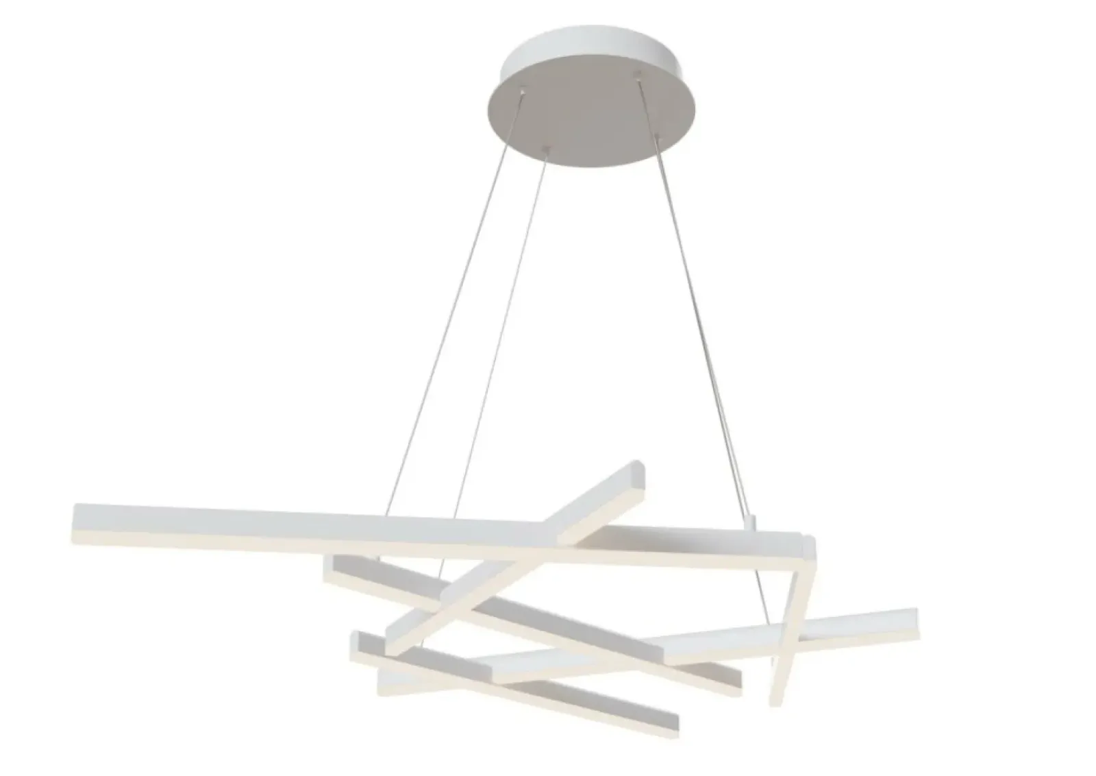 Sklep Kaja Lampa LED o designerskim kształcie MOD016PL-L75W LINE | Kaja biały Flash Sale