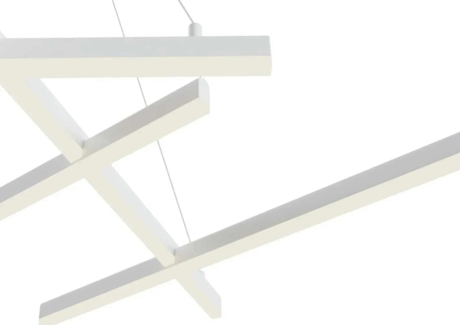 Sklep Kaja Lampa LED o designerskim kształcie MOD016PL-L75W LINE | Kaja biały Flash Sale