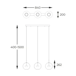 Sklep Kaja Lampa LED o klasycznym kształcie P0428-03J-B5AC ENCELADUS | Kaja Online