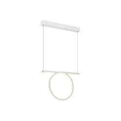 Sklep Kaja Lampa LED o nowoczesnym kształcie ML520 LOOP WHITE | Kaja Oświetlenie biały Shop