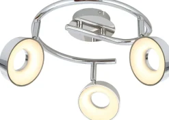 Sklep Kaja Lampa na bazie okręgu, ledowe ringi 98-61737 ISLA | Kaja Oświetlenie chrom Best Sale