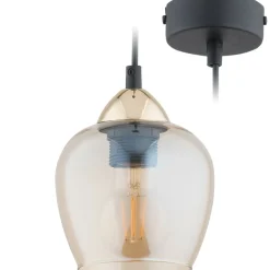 Sklep Kaja Lampa na czarnym przewodzie O2991 W1 CZA ZL MARGO | Kaja Oświetlenie Outlet