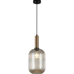 Sklep Kaja Lampa na regulowanym zwisie PND-5588-1L-BRO+AMB ANTIOLA | Kaja Fashion