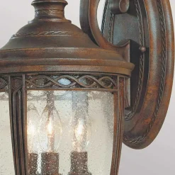 Sklep Kaja Lampa naścienna, owa FE-EB2-M-BRB z serii ENGLISH BRIDLE* Kinkiety Ogrodowe