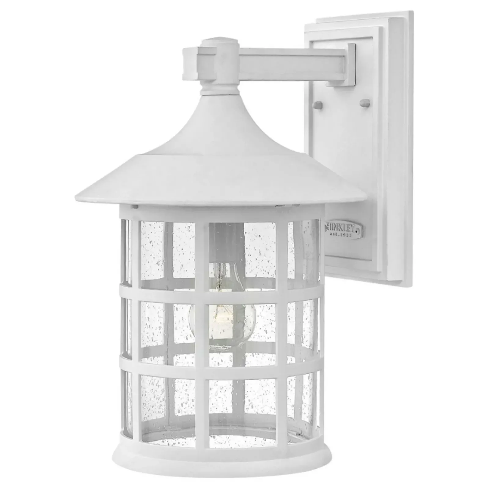 Sklep Kaja Lampa naścienna, teksturowana biel HK-FREEPORT2-L-TWH z serii FREEPORT* Kinkiety Ogrodowe