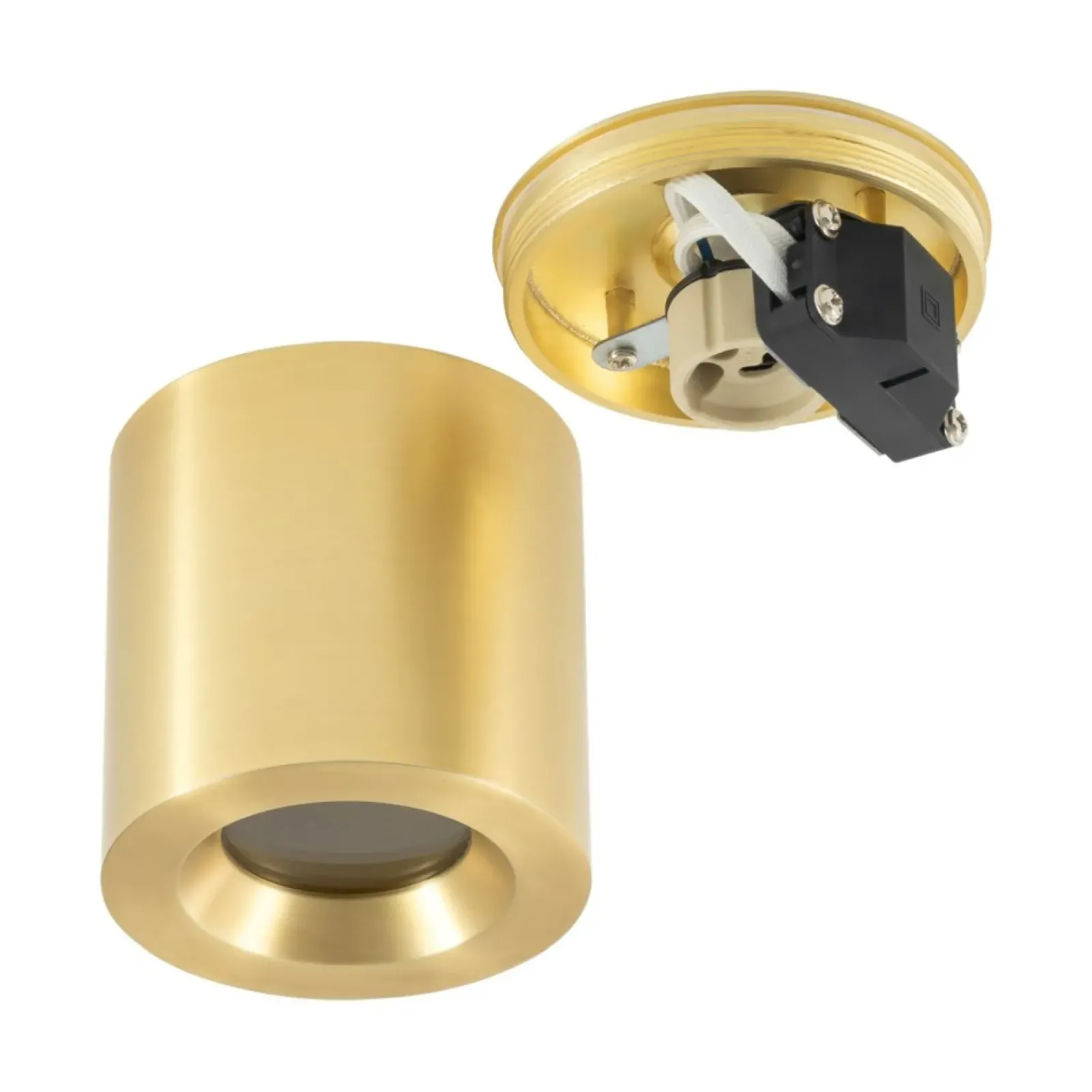 Sklep Kaja Lampa natynkowa na żarówkę GU10 8,5x8,5cm 10716 CEARA | Kaja* Lampy Do Łazienki