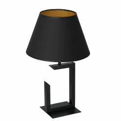 Sklep Kaja Lampa nocna z abażurem w kształcie stożka LX 3396 z serii TABLE LAMPS* Lampki Stołowe Z Abażurem|Tradycyjne Lampki Stołowe