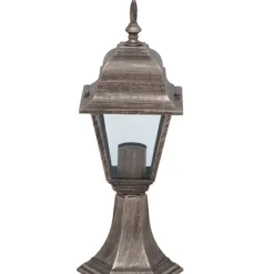 Sklep Kaja Lampa ogrodowa K-5019S/N - czarno-złoty* Lampy Ogrodowe Stojące