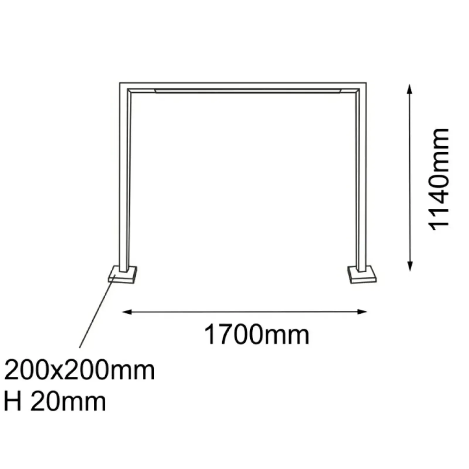 Sklep Kaja Lampa ogrodowa stojąca ramka 114cm ANT 9937 TAKETA | Kaja Oświetlenie* Lampy Ogrodowe Stojące