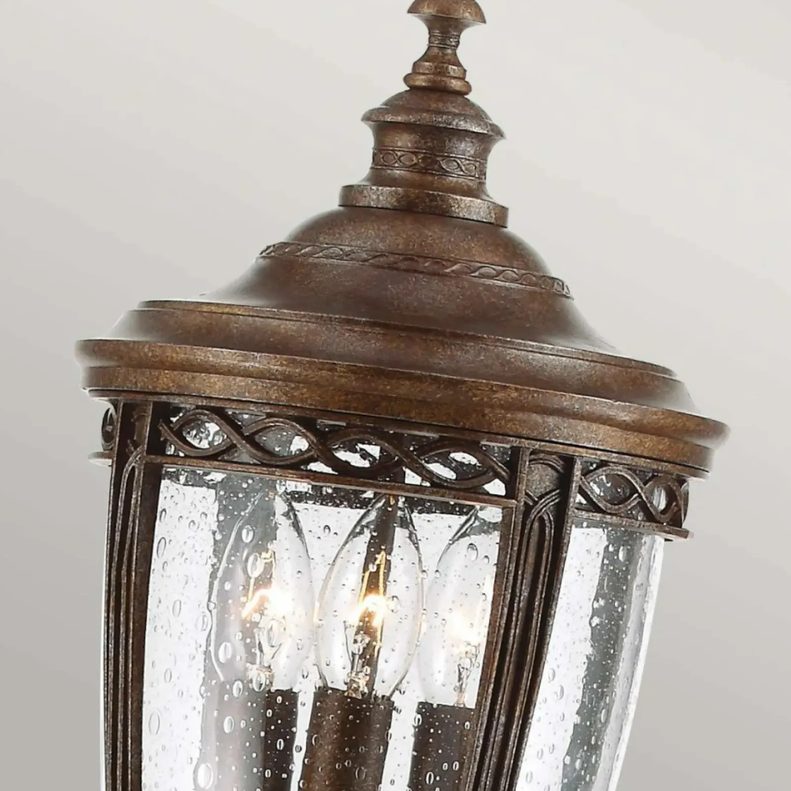 Sklep Kaja Lampa ogrodowa, wys. 118cm FE-EB4-M-BRB z serii ENGLISH BRIDLE* Lampy Ogrodowe Stojące