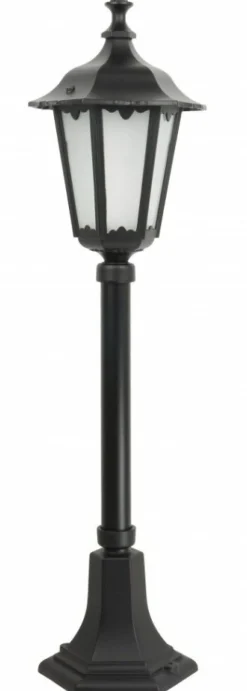 Sklep Kaja Lampa ogrodowa z piaskowanym szkłem K 5002/3/M z serii RETRO MIDI | Kaja Oświetl* Lampy Ogrodowe Stojące