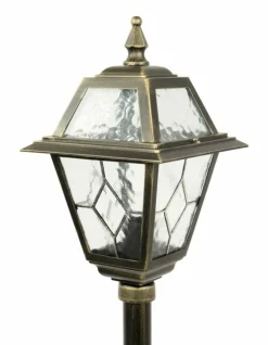 Sklep Kaja Lampa ogrodowa ze szłem witrażowym K 5002/2/N z serii WITRAŻ | Kaja Oświetlenie* Lampy Ogrodowe Stojące
