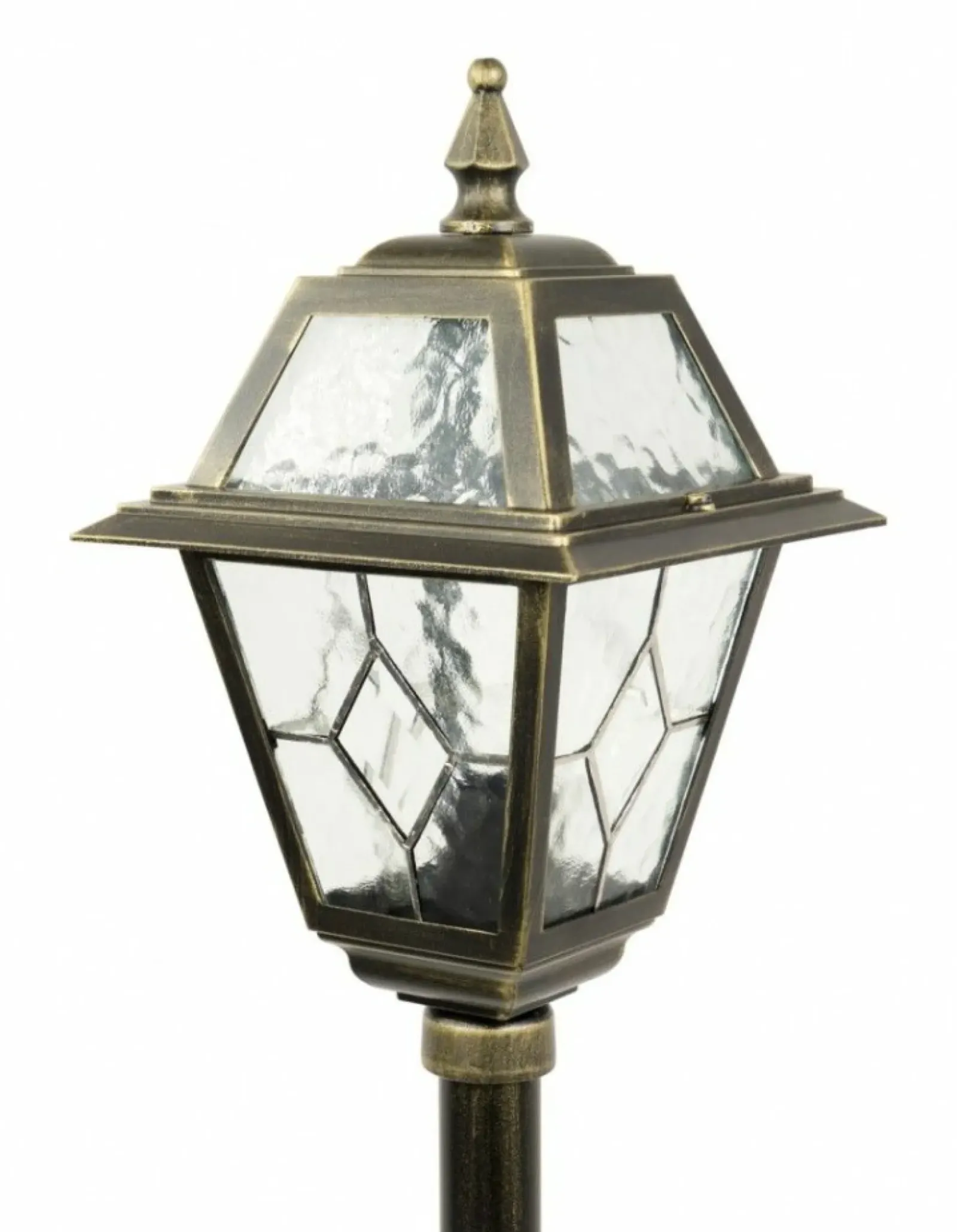 Sklep Kaja Lampa ogrodowa ze szłem witrażowym K 5002/2/N z serii WITRAŻ | Kaja Oświetlenie* Lampy Ogrodowe Stojące