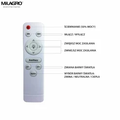 Sklep Kaja Lampa okrąg LED z pilotem ⌀75cm ML3703 SIENA | Kaja Oświetlenie* Lampy Led|Plafony Nowoczesne