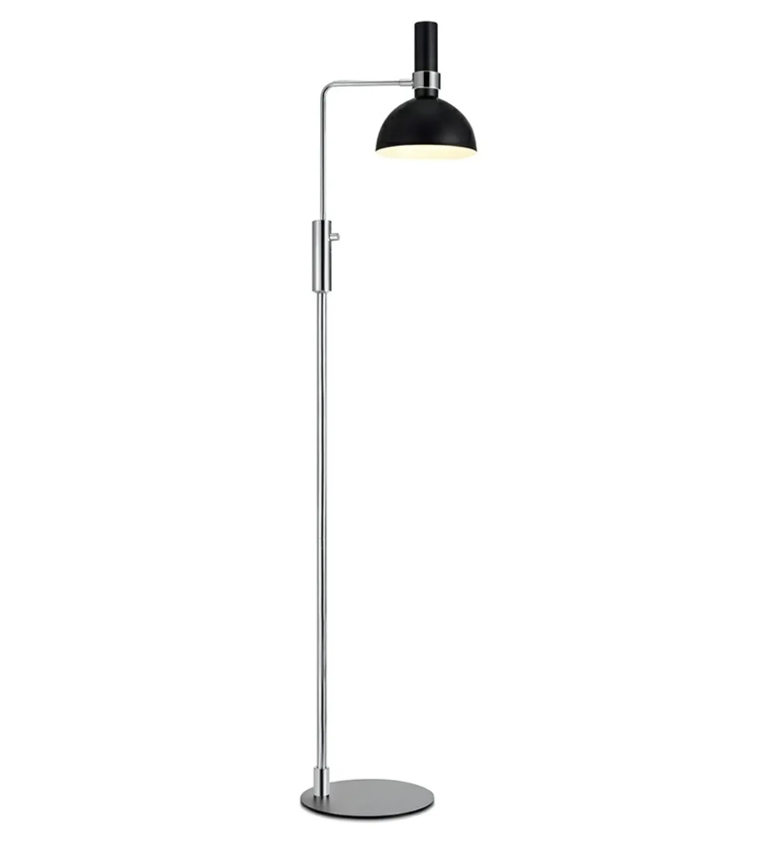 Sklep Kaja Lampa podłogowa czarny klosz i ściemniacz 106857 | Kaja Oświetlenie* Tradycyjne Lampy Podłogowe