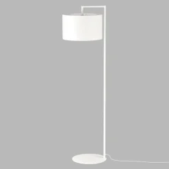 Sklep Kaja Lampa podłogowa do stylowego salonu K-4333 SIMONE WHITE | Kaja* Lampy Podłogowe Z Abażurem|Lampy Podłogowe