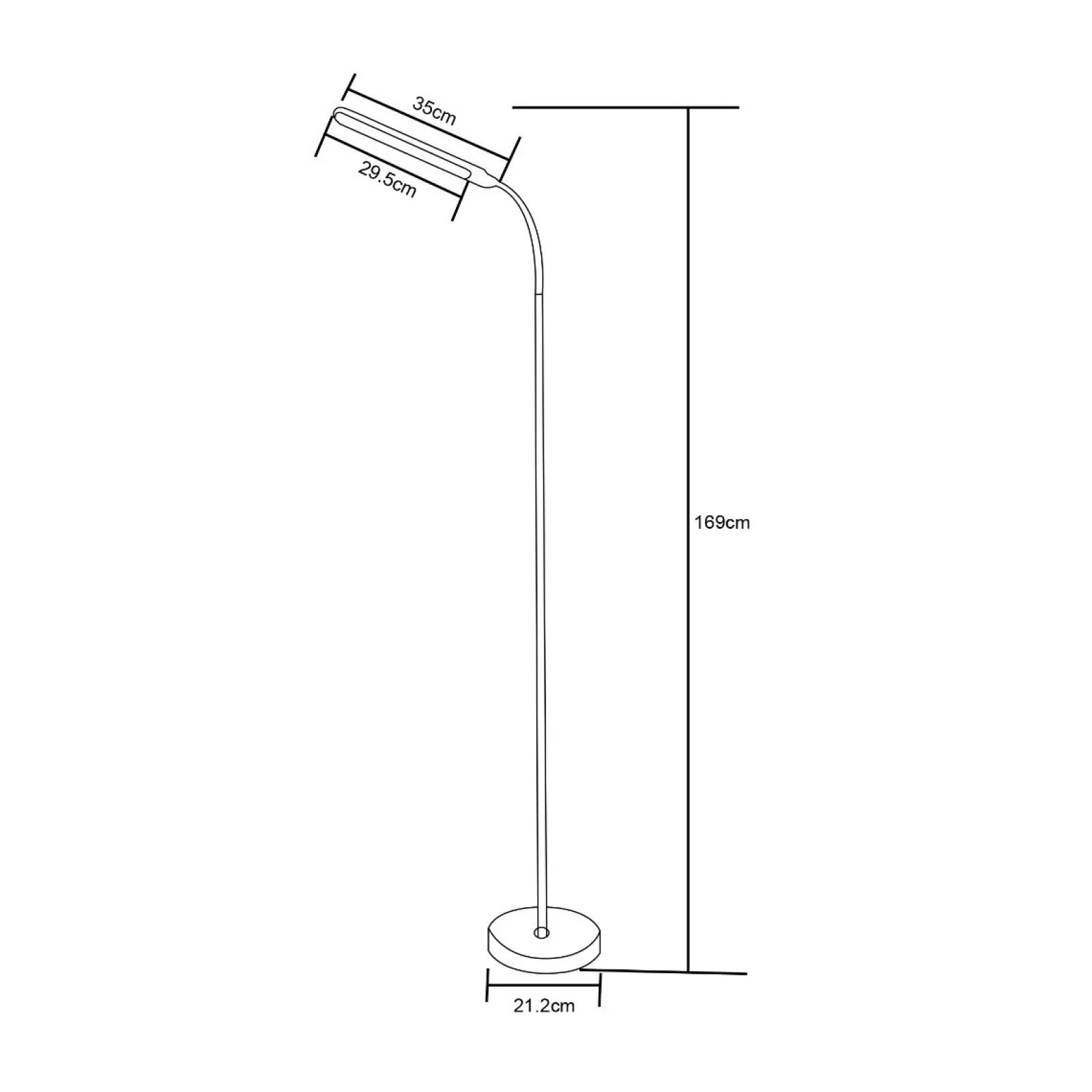 Sklep Kaja Lampa podłogowa LED w białym kolorze ZM SM-605-WH PODŁOGOWA | Kaja* Lampy Led