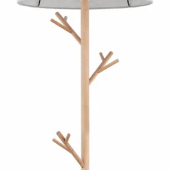 Sklep Kaja Lampa podłogowa na drewnianej nodze TK 5574 ALBERO | Kaja Oświetlenie* Lampy Podłogowe Z Abażurem|Tradycyjne Lampy Podłogowe