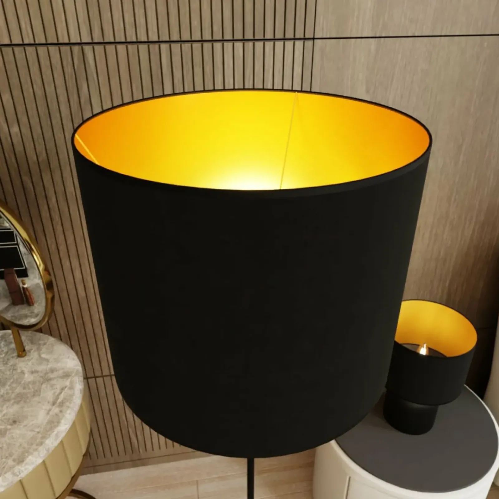 Sklep Kaja Lampa podłogowa na wąskiej podstawie 1323/LP1 ASPEN | Kaja Oświetlenie* Lampy Podłogowe Z Abażurem|Tradycyjne Lampy Podłogowe
