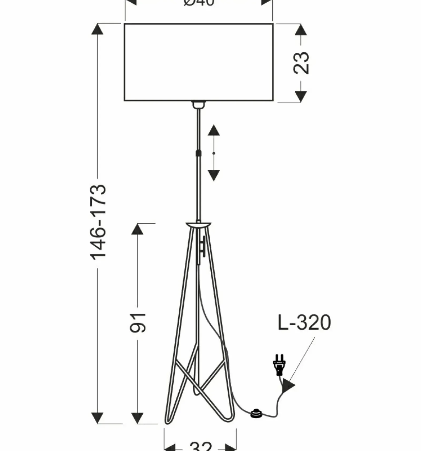 Sklep Kaja Lampa podłogowa trójnóg z abażurem 51-24077 FLOAT | Kaja Oświetlenie* Tradycyjne Lampy Podłogowe|Lampy Podłogowe Z Abażurem