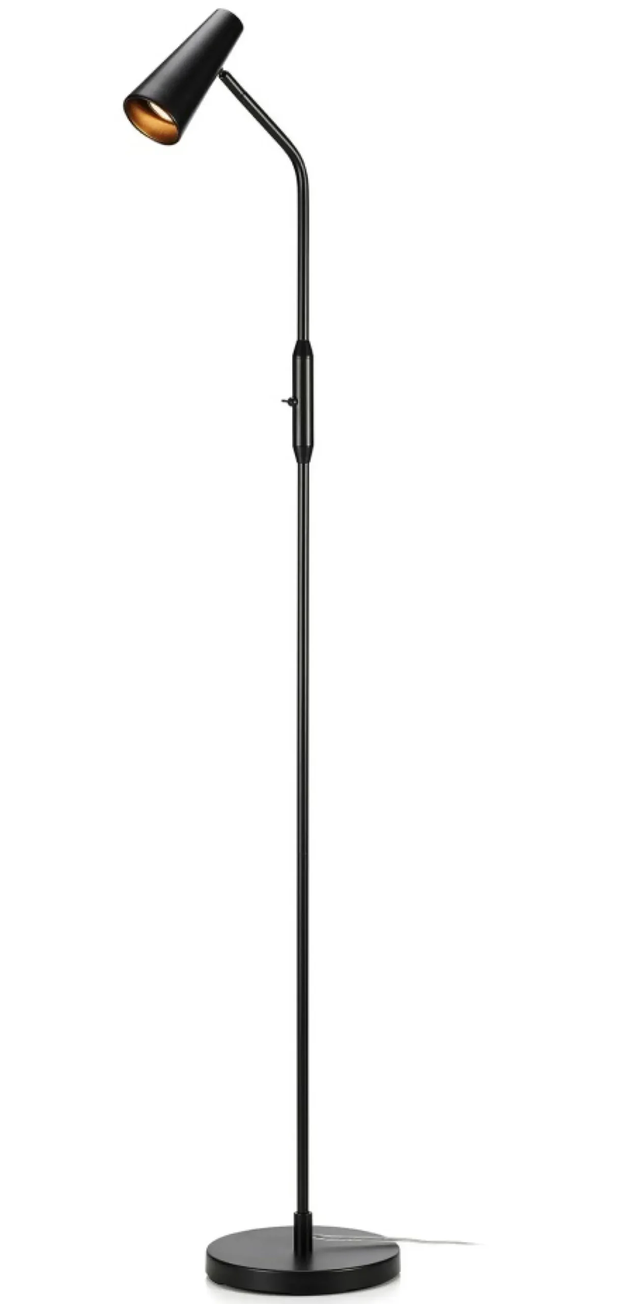 Sklep Kaja Lampa podłogowa w kolorze czarnym z kloszem 108206 | Kaja Oświetlenie* Tradycyjne Lampy Podłogowe