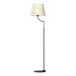 Sklep Kaja Lampa podłogowa z abażurem, dla czytelnika MLP7279 z serii ETNA | Kaja Oświetlen* Lampy Podłogowe Z Abażurem|Tradycyjne Lampy Podłogowe