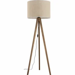 Sklep Kaja Lampa podłogowa z abażurem w stylu boho TK 16017 GRAND ORZECH | Kaja* Lampy Podłogowe Z Abażurem|Tradycyjne Lampy Podłogowe
