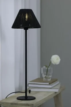 Sklep Kaja Lampa podłogowa z plecionym abażurem 108446 z serii CORDA | Kaja* Lampy Podłogowe Z Abażurem